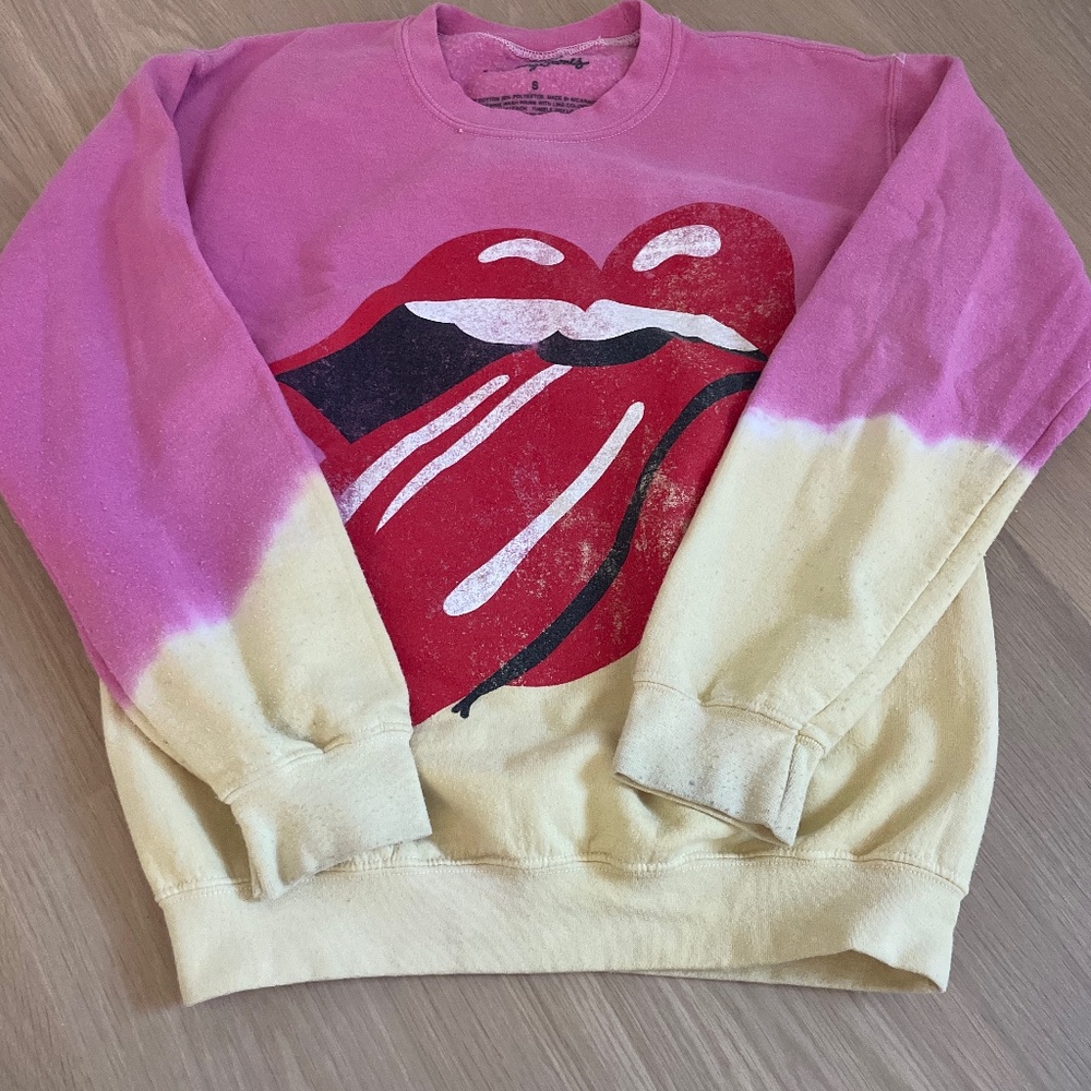 rolling stones onbrey crewneck